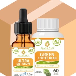 Diet drops and green coffee bean supplements.